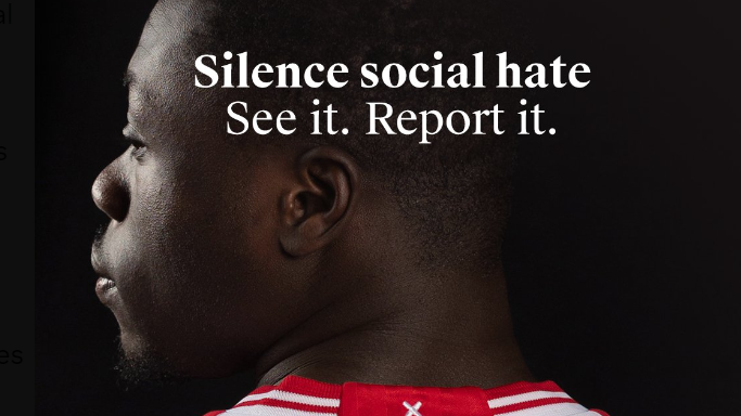 «Macaco» e «vai para a cozinha»: Ajax combate ódio social com campanha de impacto