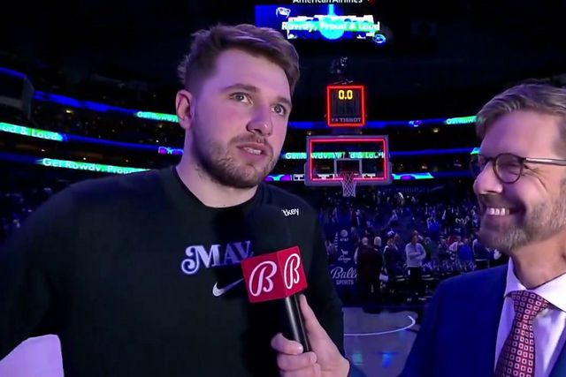 Que entrevista é essa, Doncic?