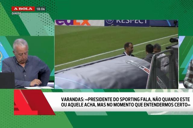 «Faria sentido Varandas defender o treinador, mas sabemos que essas declarações não têm impacto»