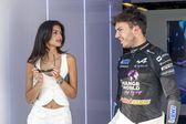Kika Cerqueira Gomes e Pierre Gasly em Abu Dhabi