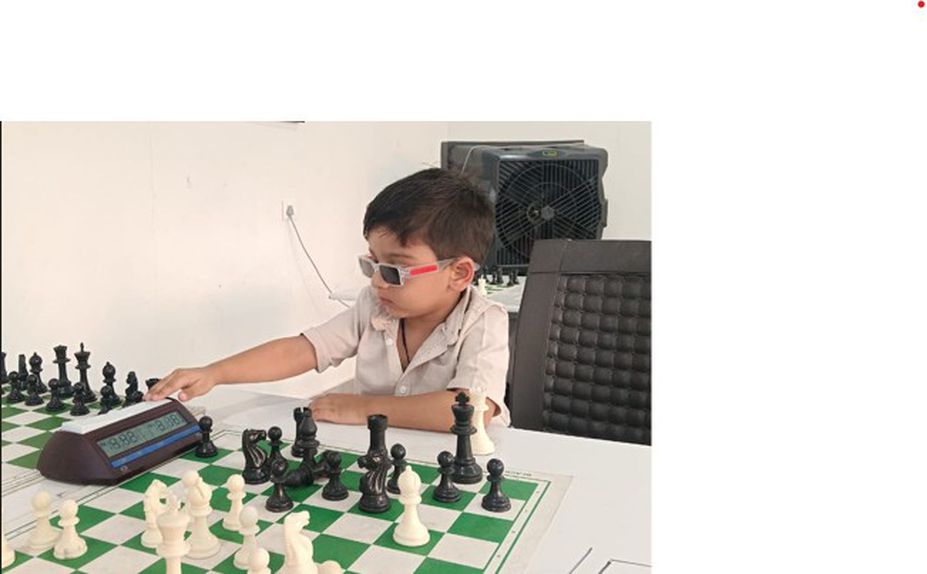 Indiano com três anos é o mais jovem no ranking mundial da Federação Internacional de xadrez. DR