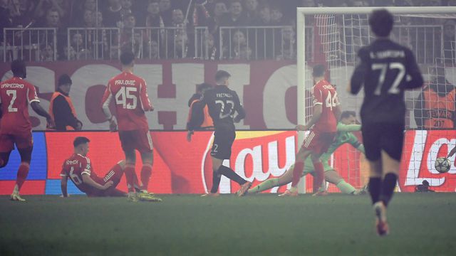 O momento em que o Sporting faz o 1-0 em Munique