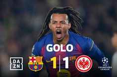 Lateral para toda a obra: Koundé chegou (à área), viu e fez o 1-1 do Barcelona