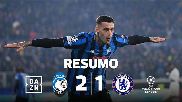 Golo perto do fim coloca a Atalanta no pódio da Champions (resumo)