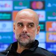 Pep Guardiola, treinador do Manchester City