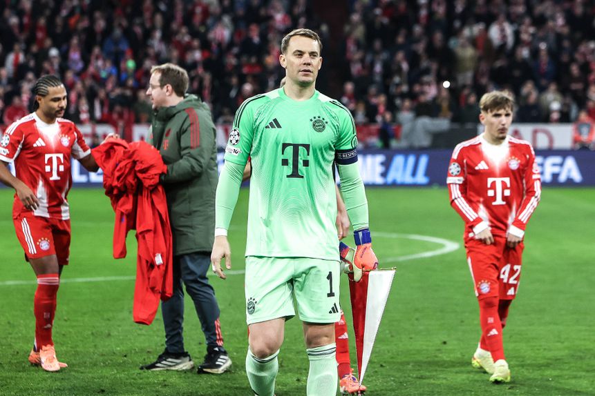 Manuel Neuer no Bayern-Sporting - Foto: IMAGO