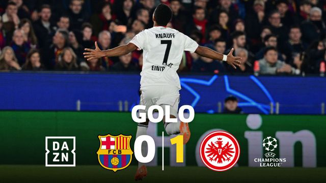 Frankfurt gelou Camp Nou na primeira parte