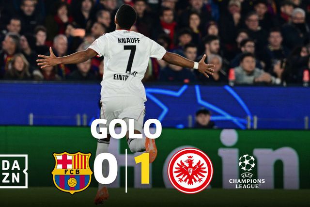 Frankfurt gelou Camp Nou na primeira parte