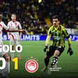 O golo de Gelson Martins que deu três pontos ao Olympiakos na Champions