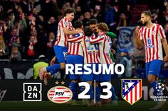Atlético Madrid vence em Eindhoven num grande jogo (resumo)