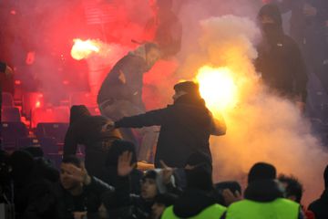 Confusão entre adeptos antes do Lazio-Roma (vídeo e fotos)