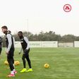 O último treino do Sporting antes do dérbi