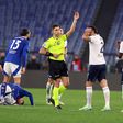Tchaouna foi expulso e deixou a Lazio a jogar com menos um