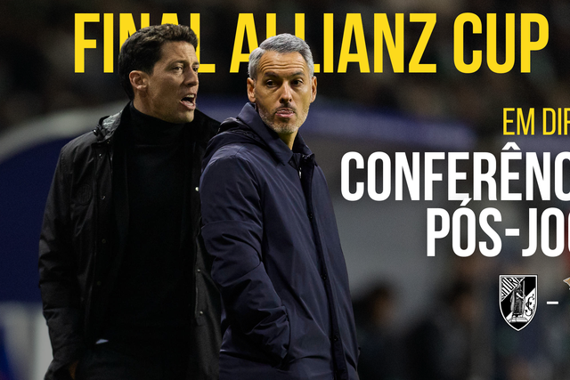 EM DIRETO: Luís Pinto e Carlos Vicens analisam final da Taça da Liga
