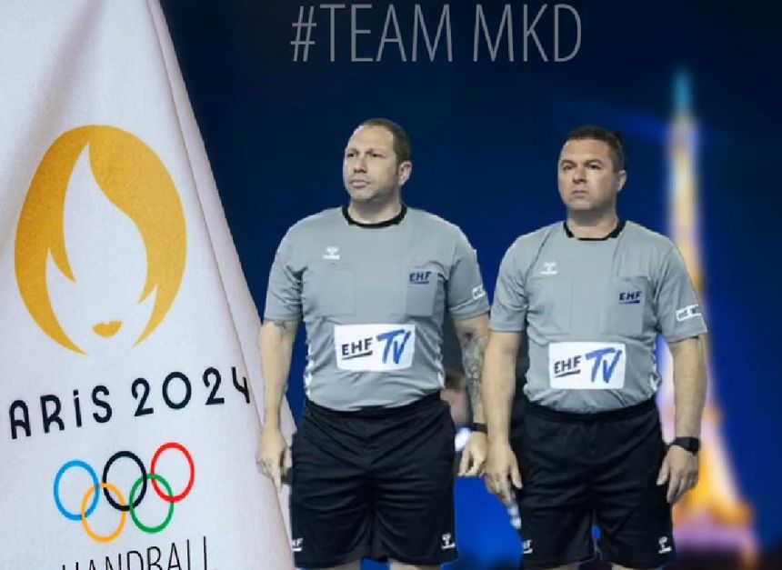 A dupla Nikolov e Nachevsk foi suspensa pela EHF. CO Macedónia Norte