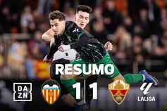 Ex-Tondela e V. Guimarães resgata ponto para o Valência perto do fim (resumo)