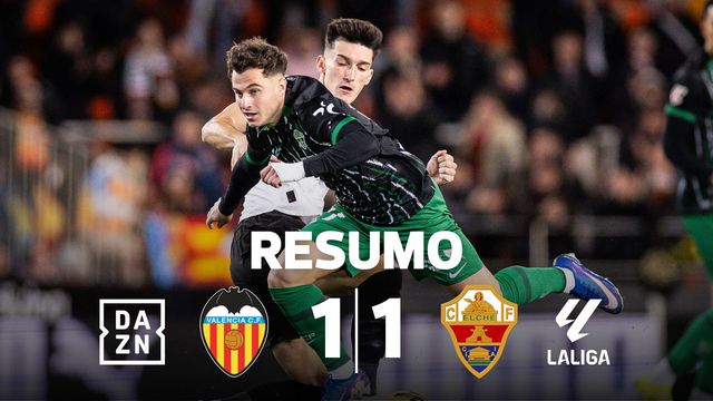 Ex-Tondela e V. Guimarães resgata ponto para o Valência perto do fim (resumo)