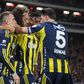 Festejos do Fenerbahçe depois do golo de Guendouzi