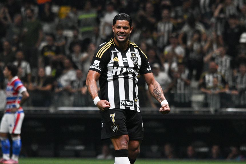 Hulk com a camisola do Atlético Mineiro