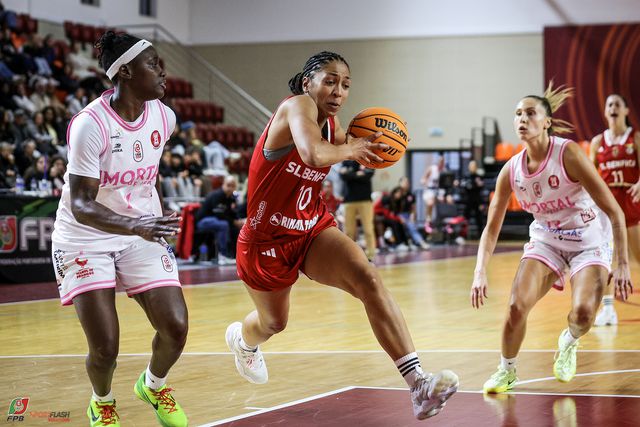 Maria Bettencourt foi a melhor marcadora das águias com 16 pontos     Fotografia FPB