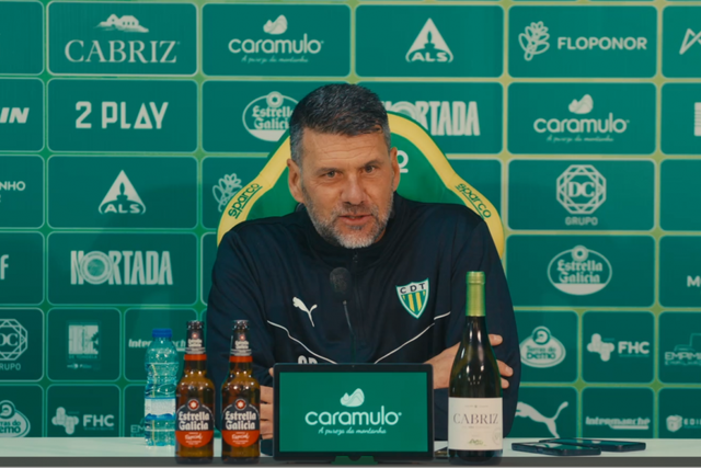 Cristiano Bacci, treinador do Tondela - Foto: Tondela