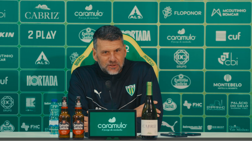 Cristiano Bacci, treinador do Tondela - Foto: Tondela