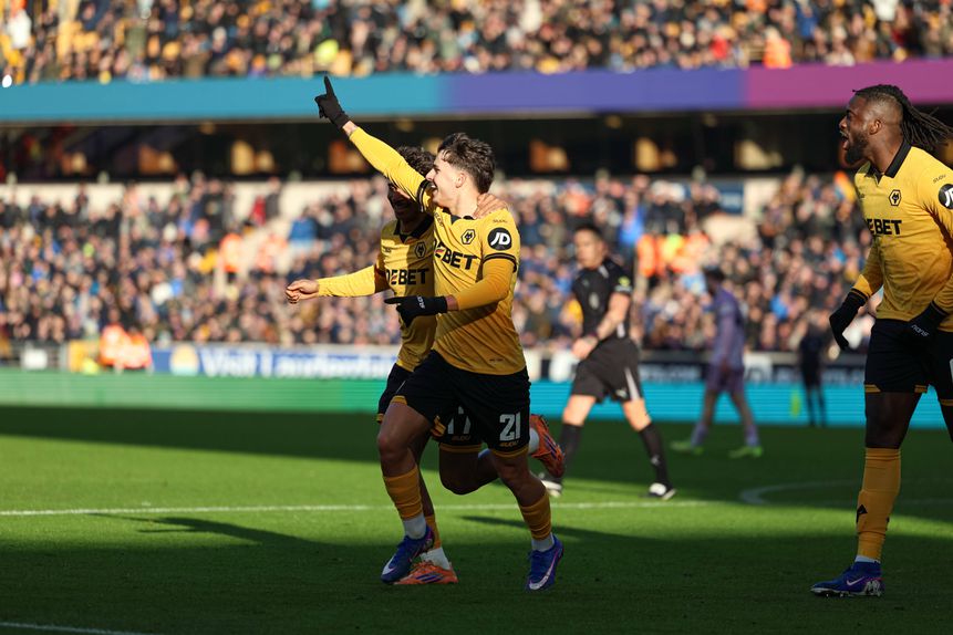 Rodrigo Gomes festeja golo