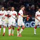 Festejos do Estugarda frente ao Leverkusen
