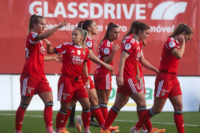 Anna Gasper marcou o primeiro golo da vitória do Benfica sobre o Rio Ave - Foto: Benfica