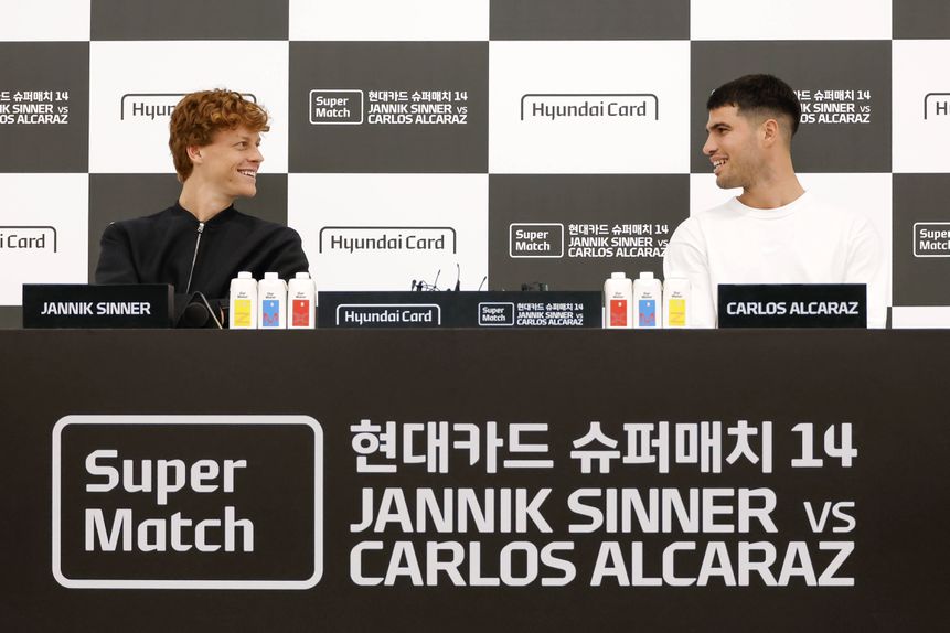 Sinner e Alcaraz estão prontos para voltar aos 'courts'. IMAGO