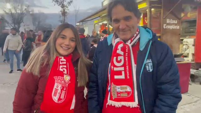 Confiança e ambição dos adeptos do SC Braga para um jogo «especial»