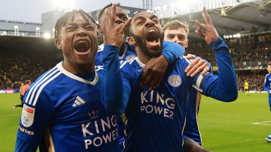 Golo de Ricardo Pereira com assistência de Fatawu na vitória do Leicester