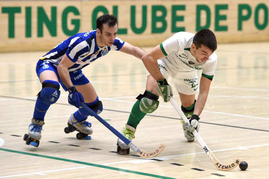 Jogo de hóquei em patins entre o FC Porto e o Sporting (2024/25). Foto FPP
