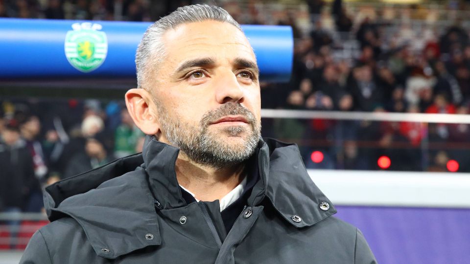 Rui Borges, treinador do Sporting, cumpre a sua época a treinar no principal escalão do futebol português
