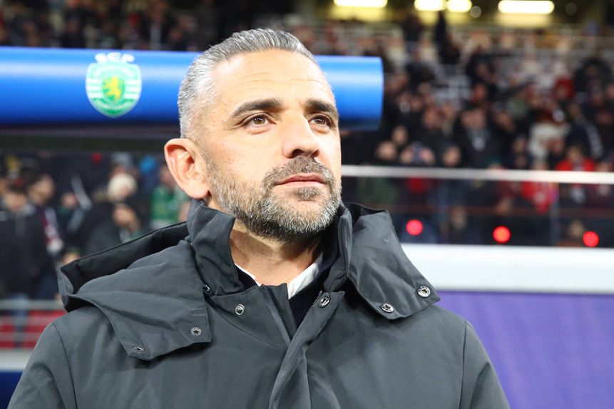 Rui Borges, treinador do Sporting, cumpre a sua época a treinar no principal escalão do futebol português