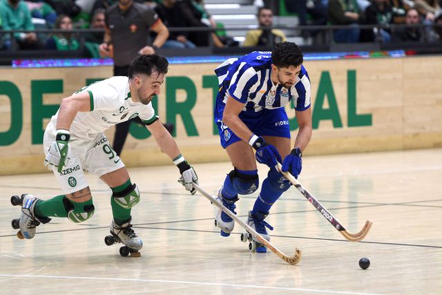 Jogo de hóquei em patins entre o FC Porto e o Sporting (2024/25). Foto FPP
