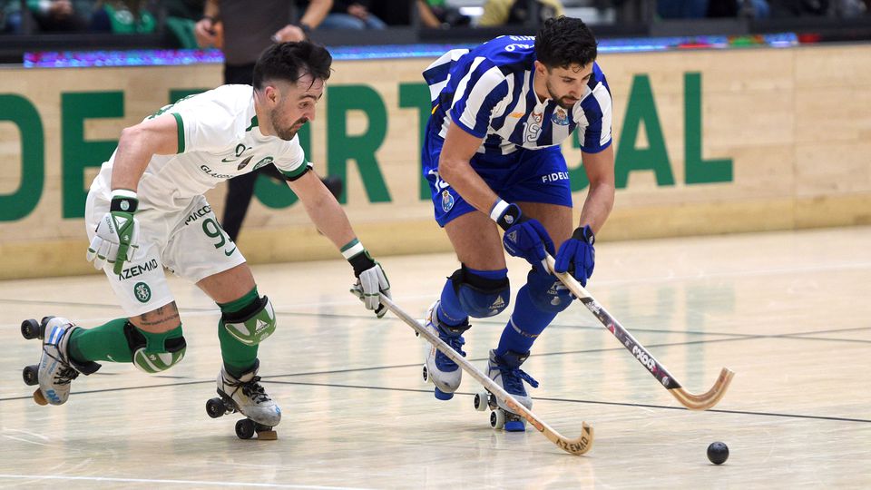 Jogo de hóquei em patins entre o FC Porto e o Sporting (2024/25). Foto FPP