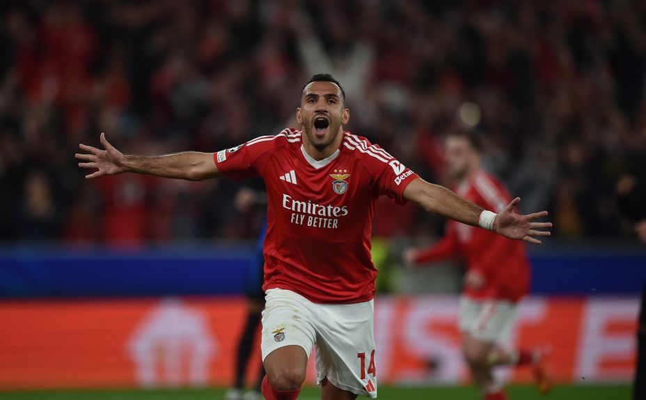Pavlidis, jogador do Benfica (Foto: Miguel Nunes)