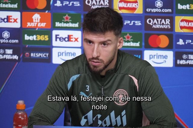 Rúben Dias muito honesto: «Não passei um segundo a pensar nisso»