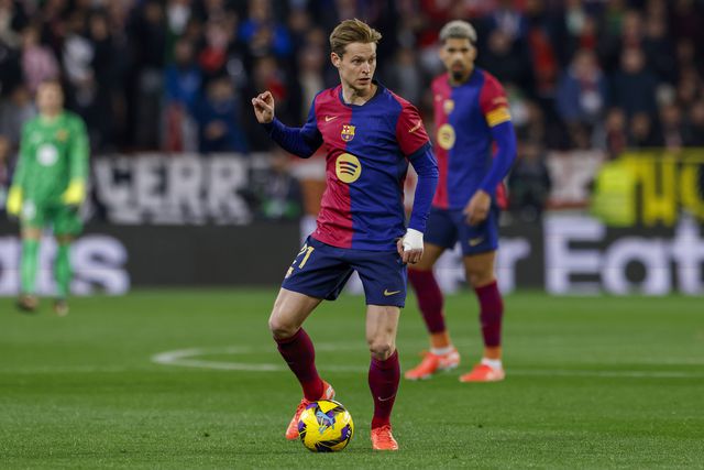 De Jong no Sevilha-Barcelona deste domingo (foto: IMAGO)