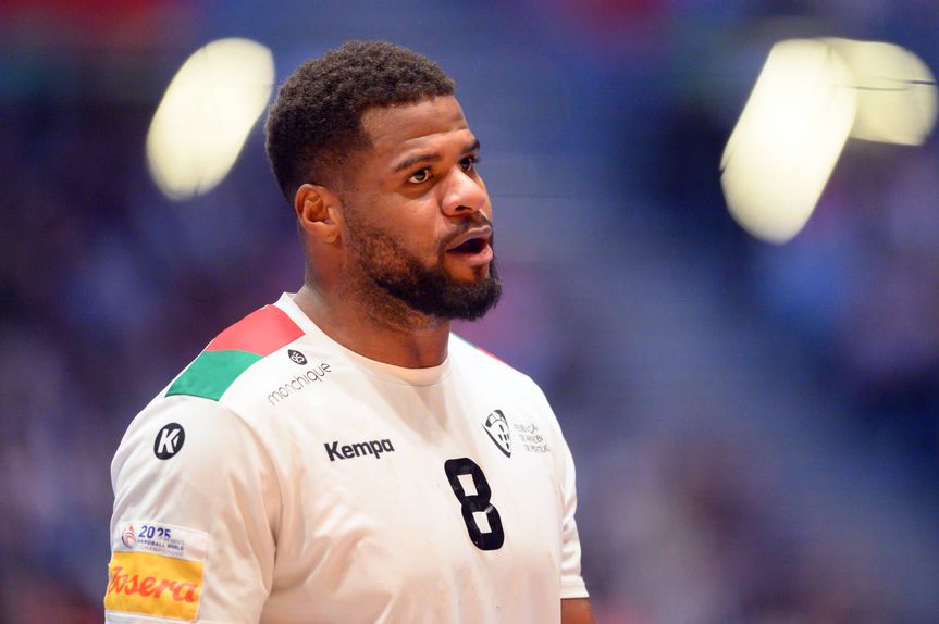 Victor Iturriza, jogador da Seleção Nacional de andebol no Mundial 2025