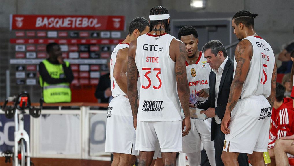 Norberto Alves, treinador da equipa de basquetebol do Benfica. Foto SLB