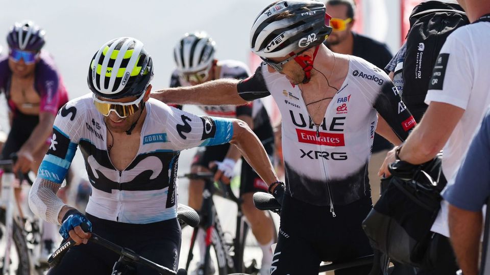 Ruben é um Guerreiro e Adam Yates foi dar-lhe os parabéns