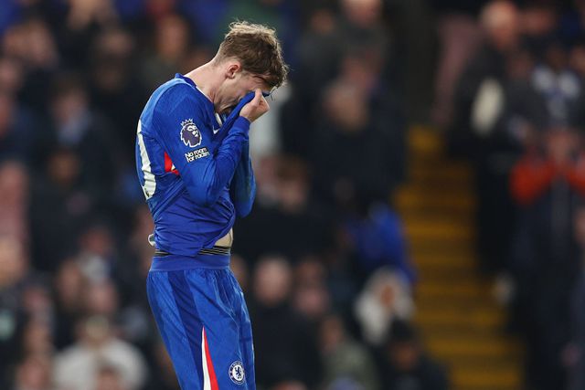 Cole Palmer não queria acreditar no falhanço