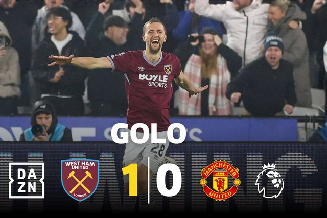 Soucek coloca o West Ham na frente