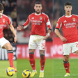 Saiba quantos quartetos defensivos o Benfica já utilizou