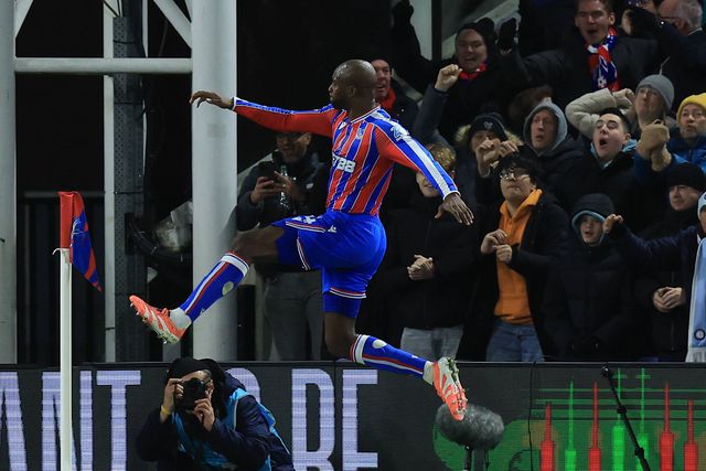 Mateta a festejar um golo pelo Crystal Palace