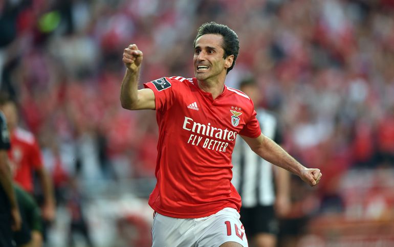 4.º: Jonas (Brasil), 110 golos pelo Benfica - Foto: Miguel Nunes/ASF