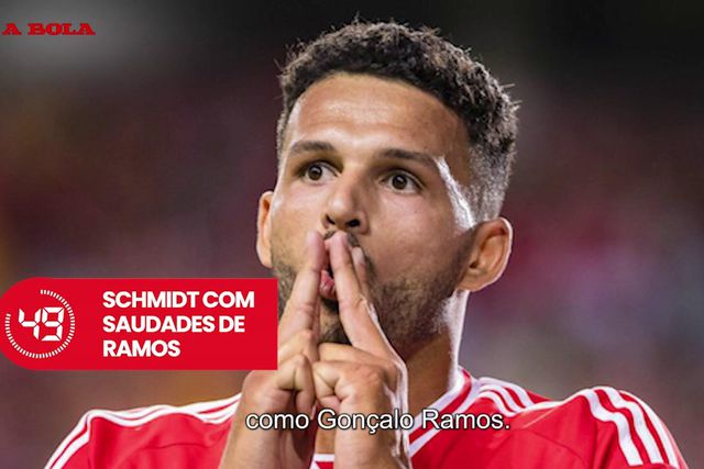 A BOLA em 59 segundos: Schmidt com saudades de Ramos e o ponto que separa Klopp e Guardiola