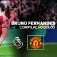 Os sete golos que Bruno Fernandes já marcou na Premier League 24/25 (vídeo)